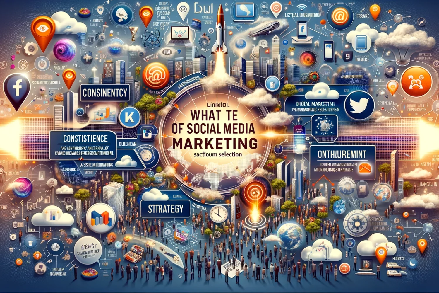 what are the 5 ways of social media marketing