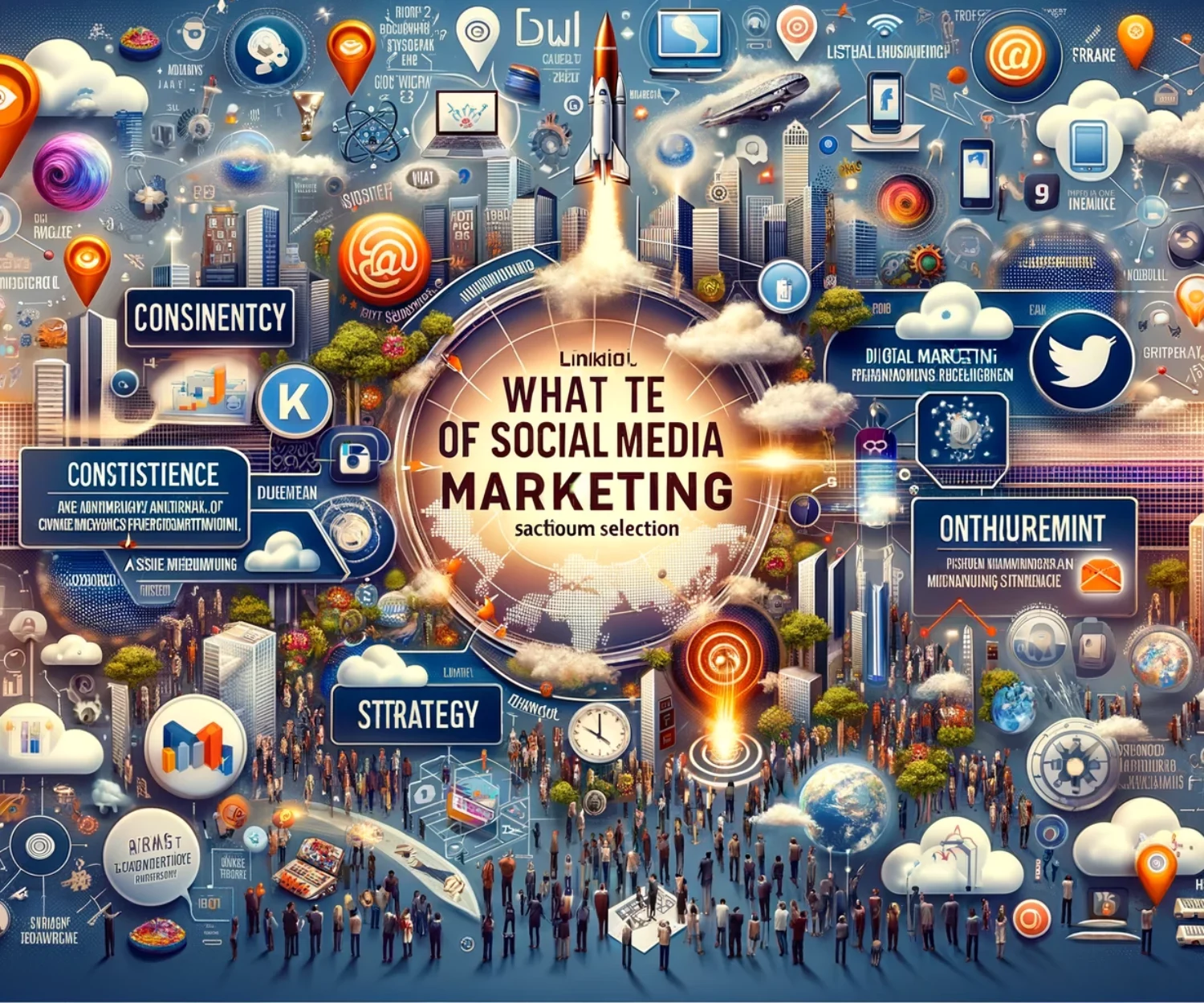 what are the 5 ways of social media marketing