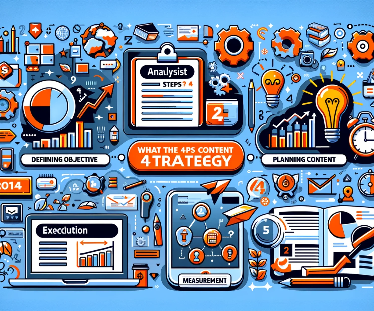 what are the 4 steps of content strategy