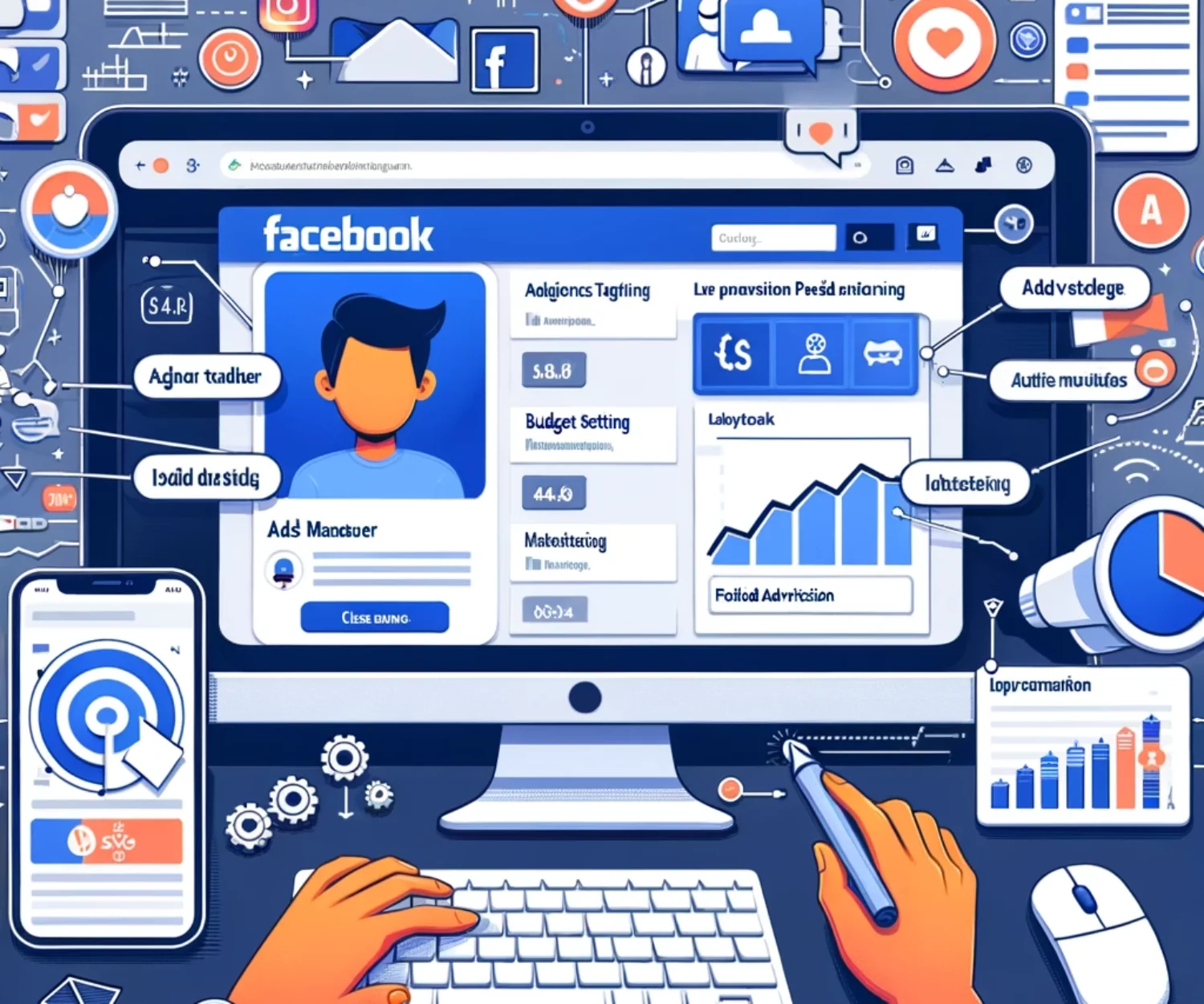 طريقة اعلان ممول على الفيس بوك